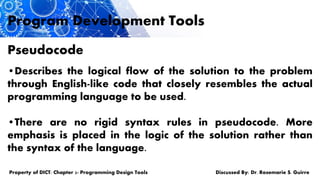 Programming Design Tools | PPTX