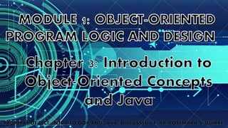 Introduction to Object-Oriented Concepts and Java | PPT