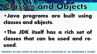 Introduction to Object-Oriented Concepts and Java | PPT