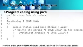 Java Programming Fundamentals | PPT