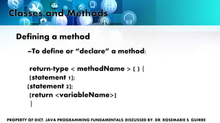 Java Programming Fundamentals | PPTX