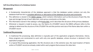 Dbms Module 1 MODULE 1 Chapter 1- DBMS.pptx Complete ppt on dbms first module chapter ...