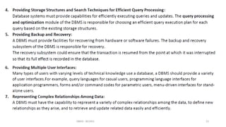 Dbms Module 1 MODULE 1 Chapter 1- DBMS.pptx Complete ppt on dbms first module chapter ...