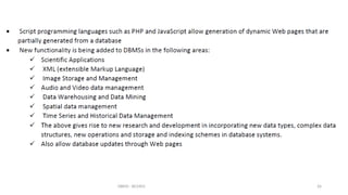 Dbms Module 1 MODULE 1 Chapter 1- DBMS.pptx Complete ppt on dbms first module chapter ...