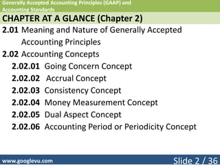 Generally Accepted Accounting Principle and Accounting Standard | PDF ...