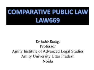 Dr. Sachin Rastogi
Professor
Amity Institute of Advanced Legal Studies
Amity University Uttar Pradesh
Noida
 