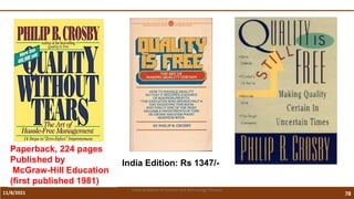 11/8/2021 78
Vidya Academy of Science and Technology Thrissur
India Edition: Rs 1347/-
Paperback, 224 pages
Published by
McGraw-Hill Education
(first published 1981)
 