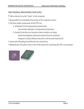 Module 1 computer fundamental | PDF