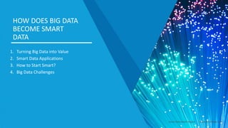 1. Turning Big Data into Value
2. Smart Data Applications
3. How to Start Smart?
4. Big Data Challenges
HOW DOES BIG DATA
BECOME SMART
DATA
Smart Data Smart Region | www.smartdata.how
 