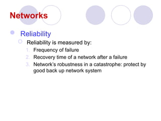 Reliability Network Representation Module 1 – Introduction to Computer Networks: Foundations of Data ...