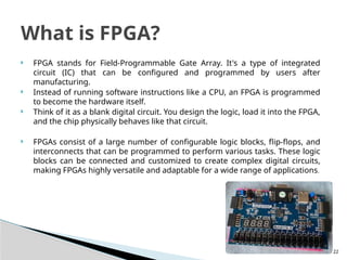 Module 1 FPGA architecture, logic blocks, and applications.pptx