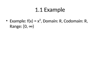 Discrete Function Math Examples Module1 function ppt discrete mathemathematics | PPTX