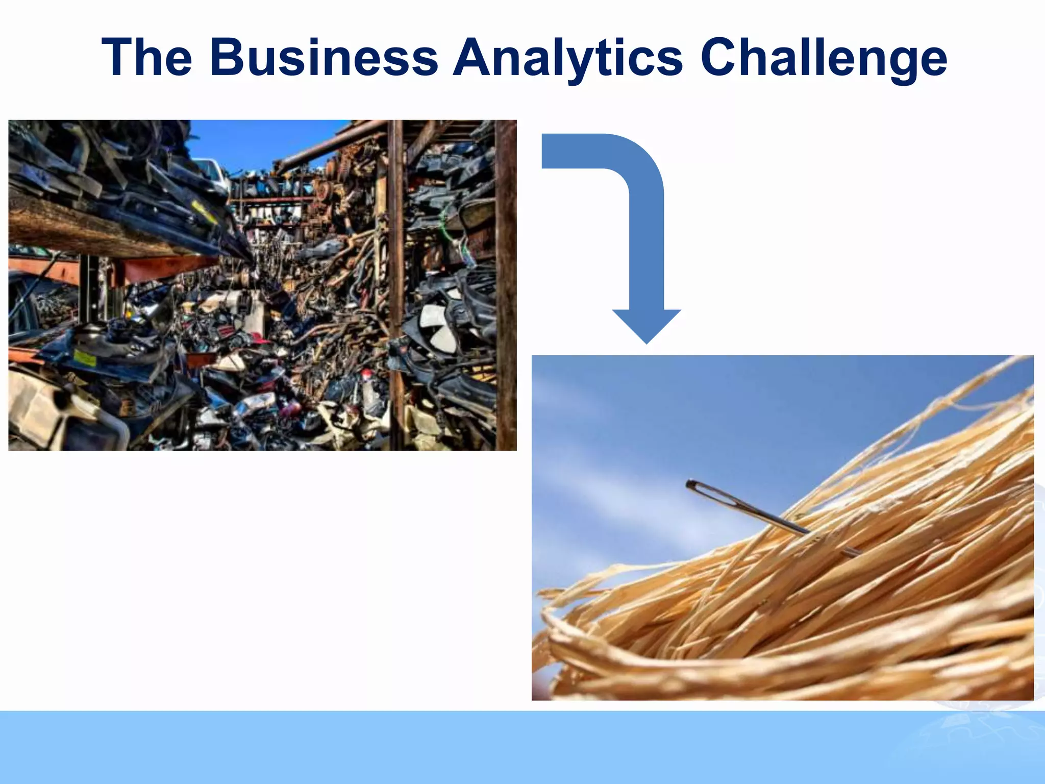 The Business Analytics Challenge
 
