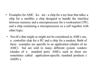 Introduction to Application Specific Integrated Circuit | PDF