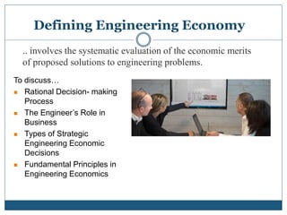 Economic Engineering Design Module 1_Introduction to Engineering Economy | PDF