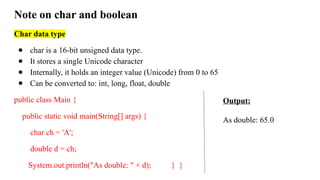Module 1_Introduction to Java and Features of Java.pptx