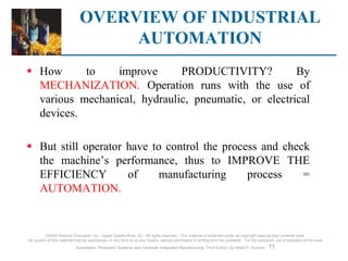 Module 1 Lecture 1 Introduction To Automation In Production Systems.ppt