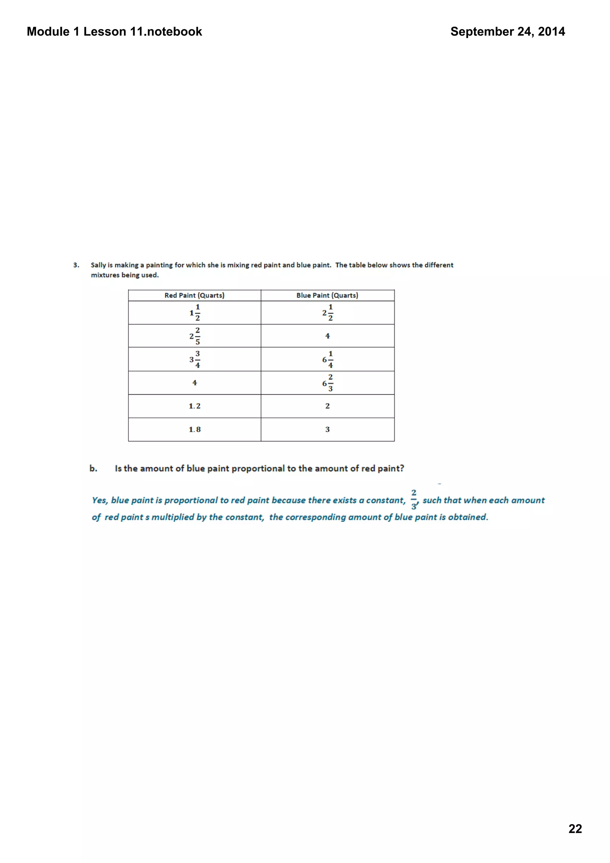 Module 1 Lesson 11.notebook 
22 
September 24, 2014 
 