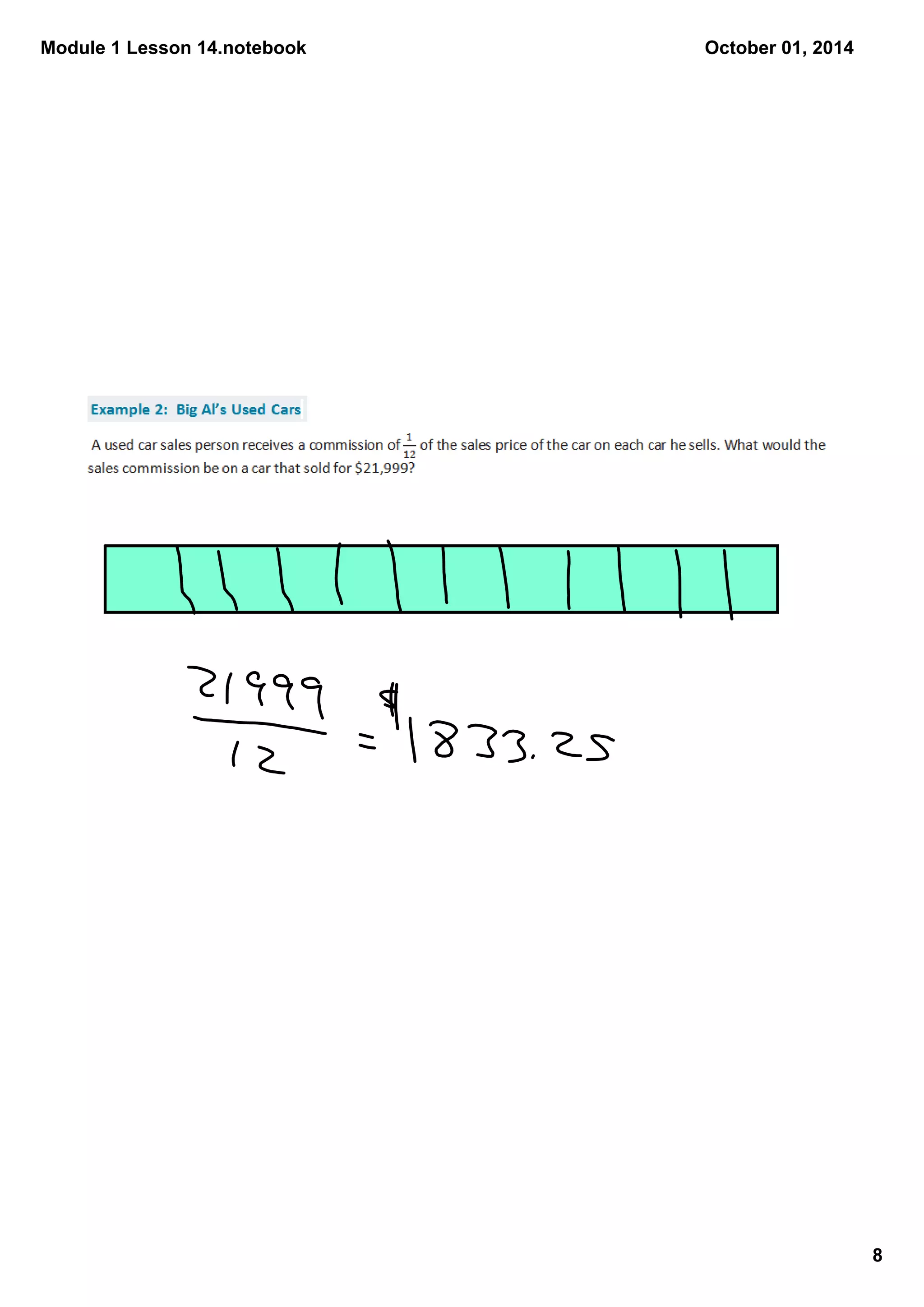 Module 1 Lesson 14.notebook 
8 
October 01, 2014 
 