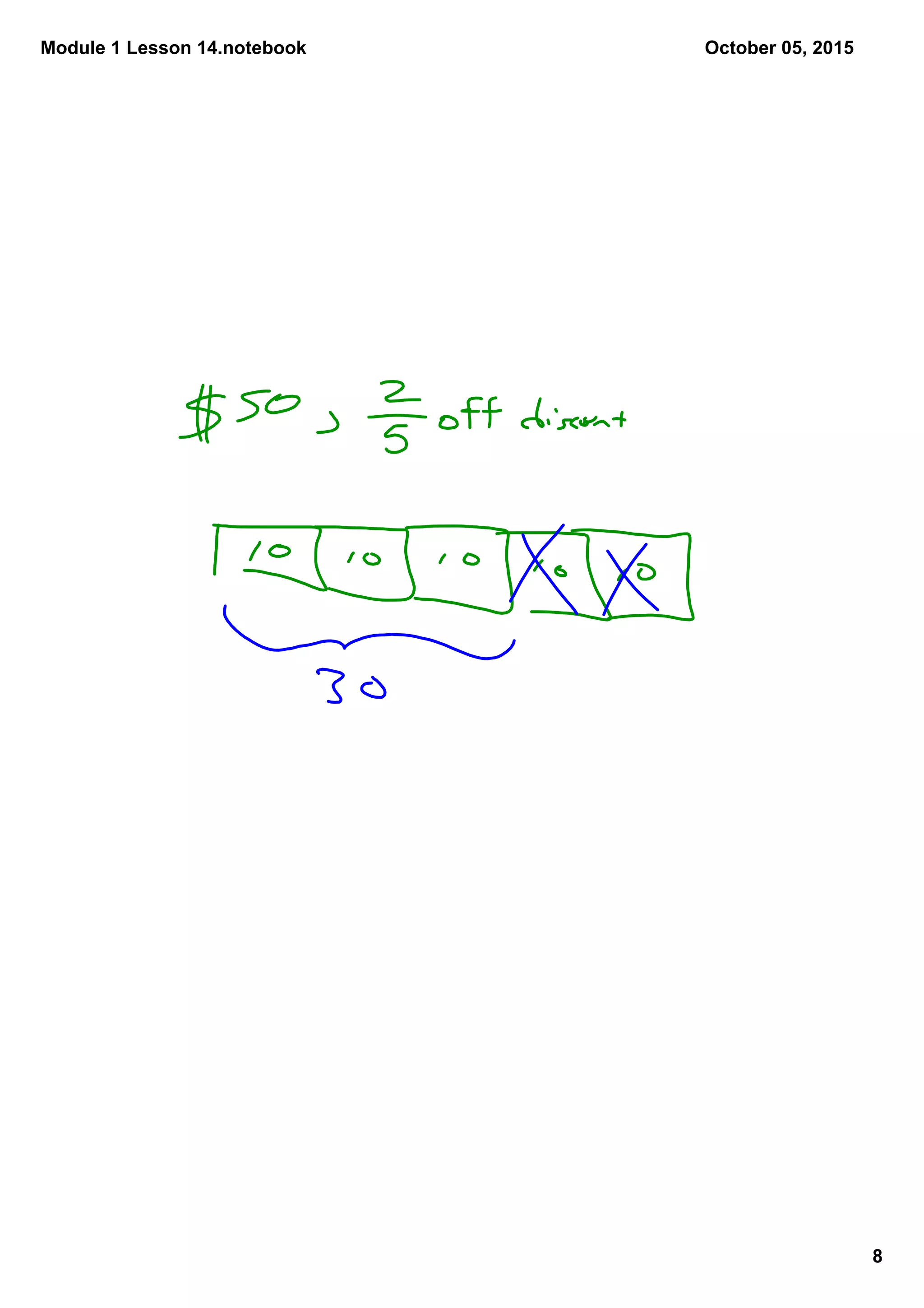 Module 1 Lesson 14.notebook
8
October 05, 2015
 