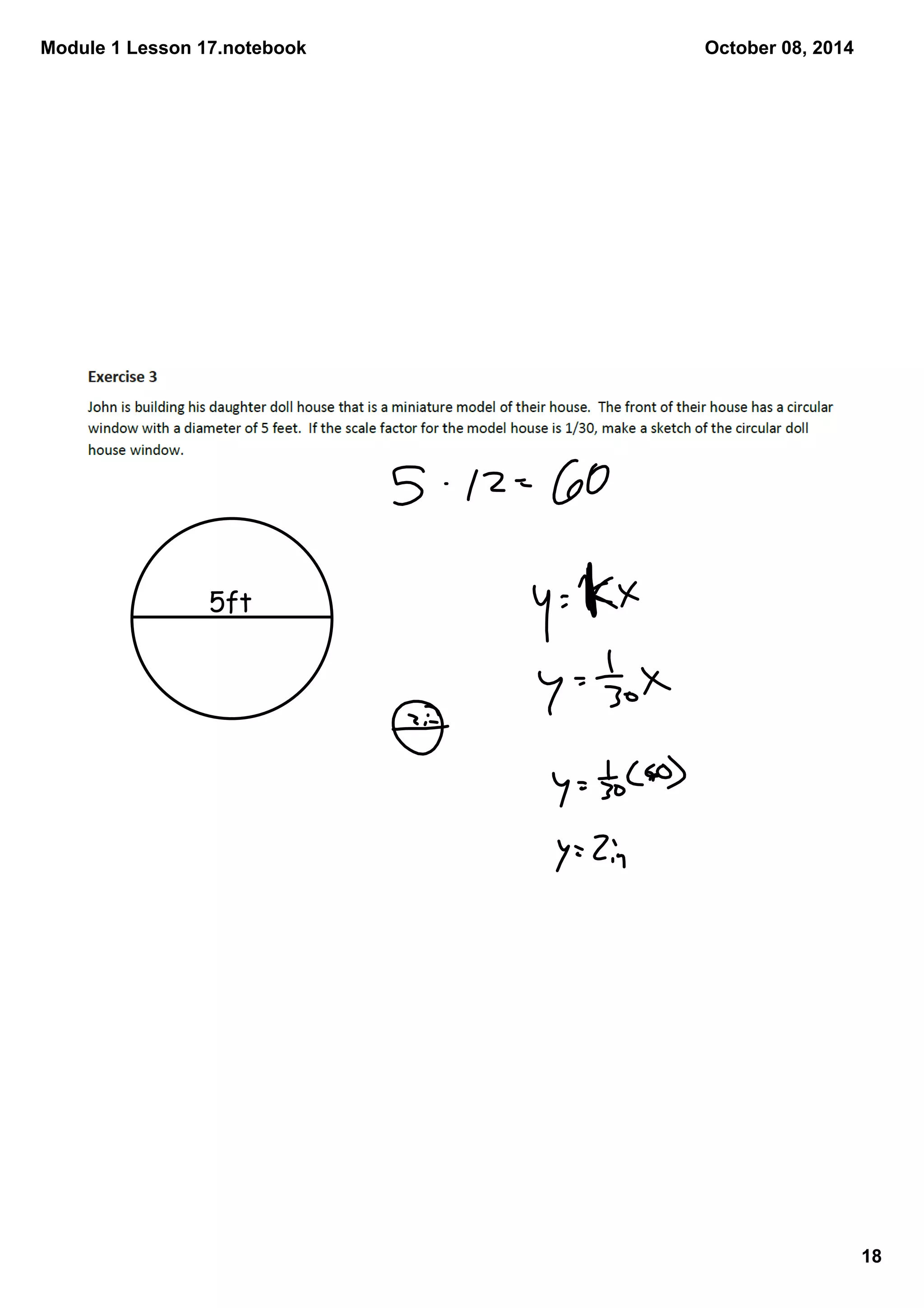 Module 1 Lesson 17.notebook 
18 
October 08, 2014 
5ft 
 
