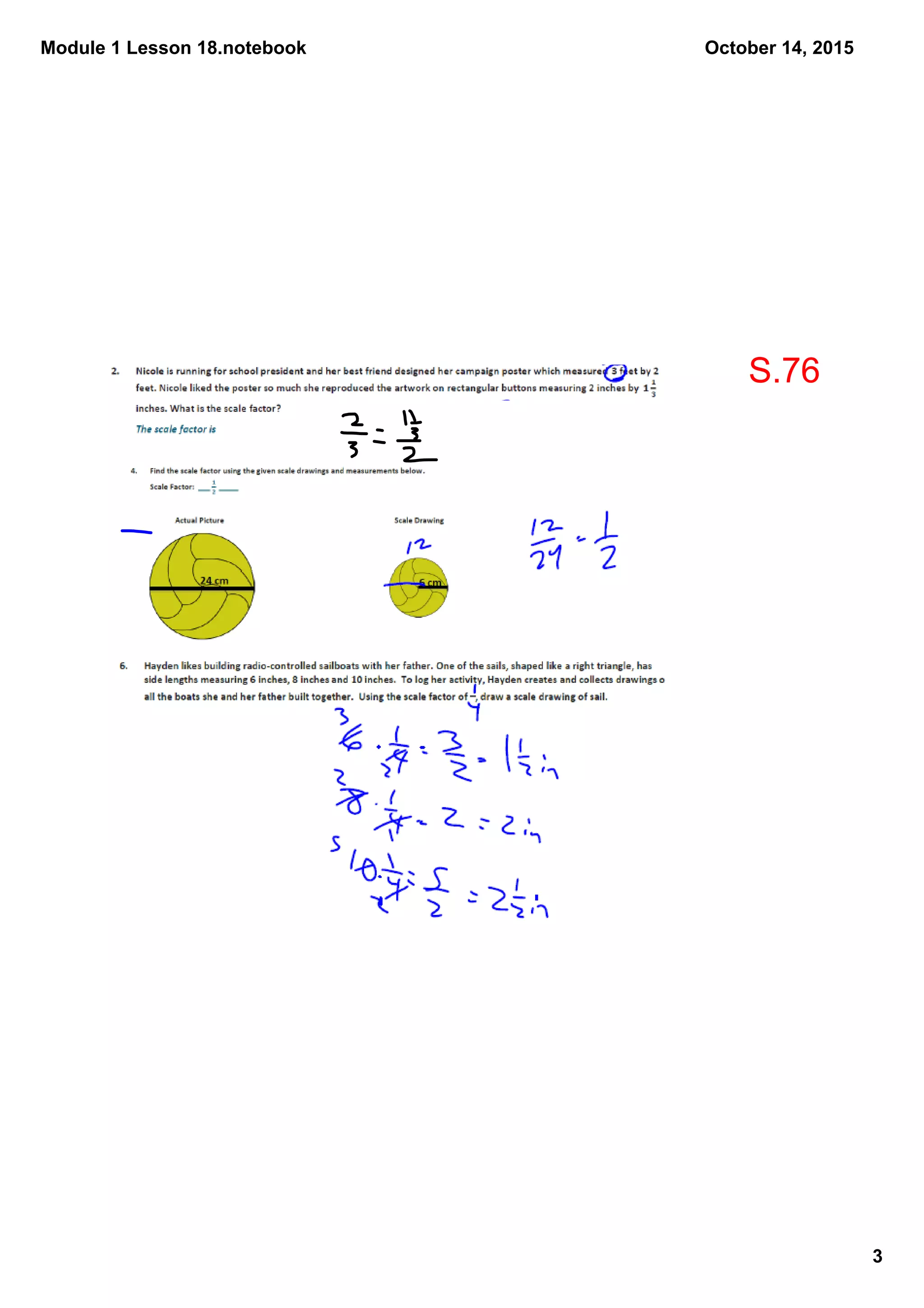 Module 1 Lesson 18.notebook
3
October 14, 2015
S.76
 