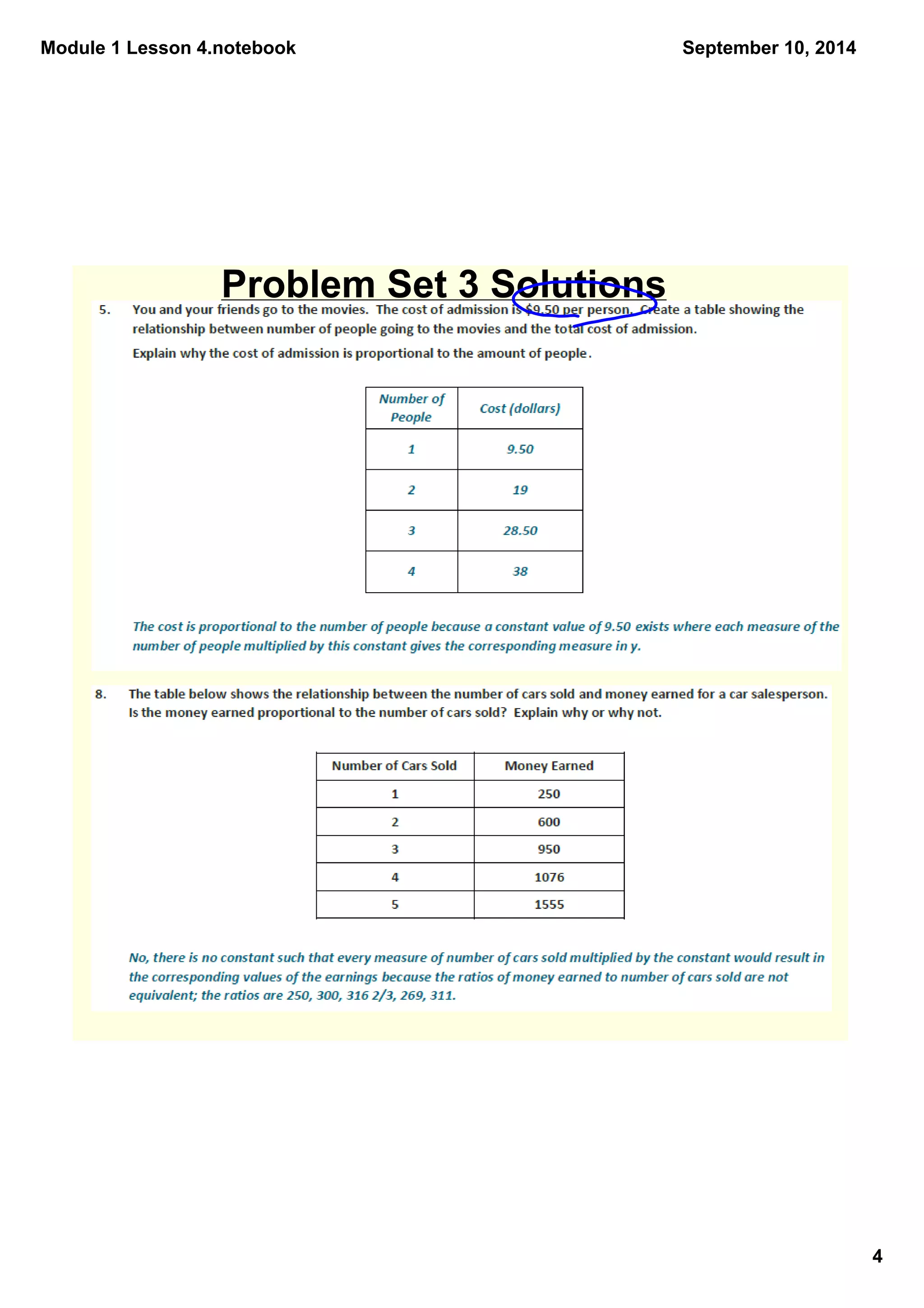 Module 1 Lesson 4.notebook 
4 
September 10, 2014 
Problem Set 3 Solutions 
 