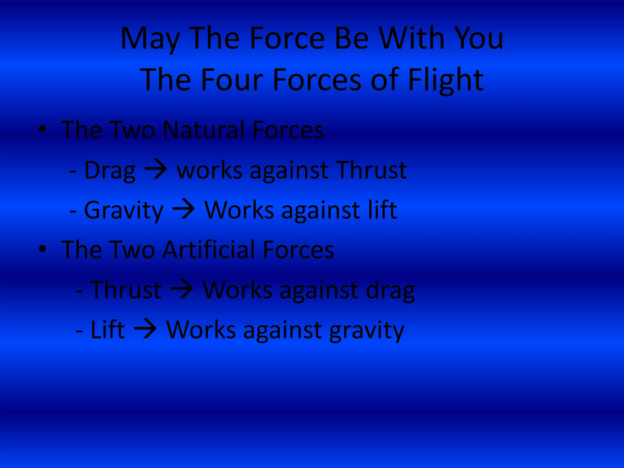 Module 1 Introduction To Flight