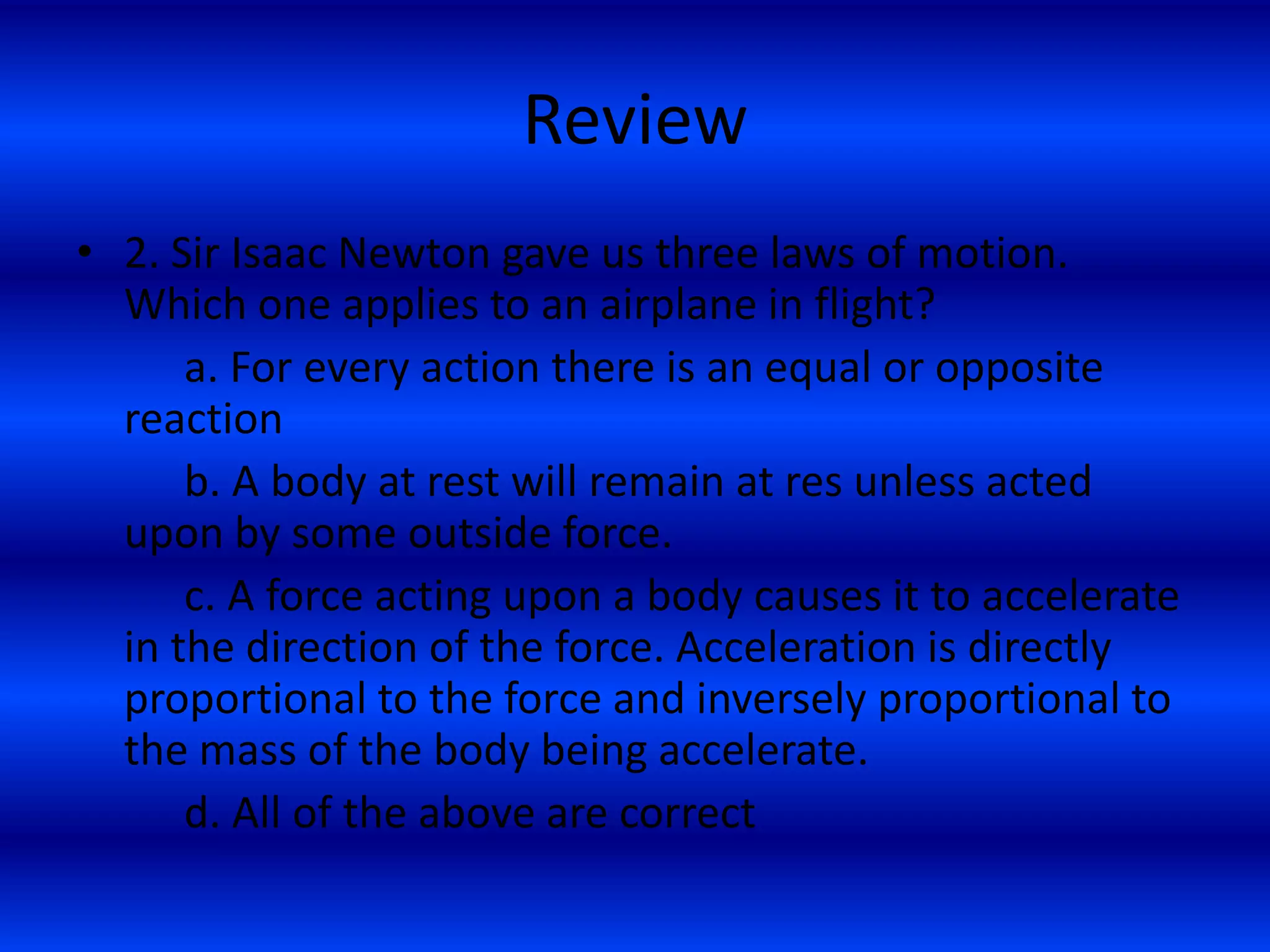 Module 1 Introduction To Flight