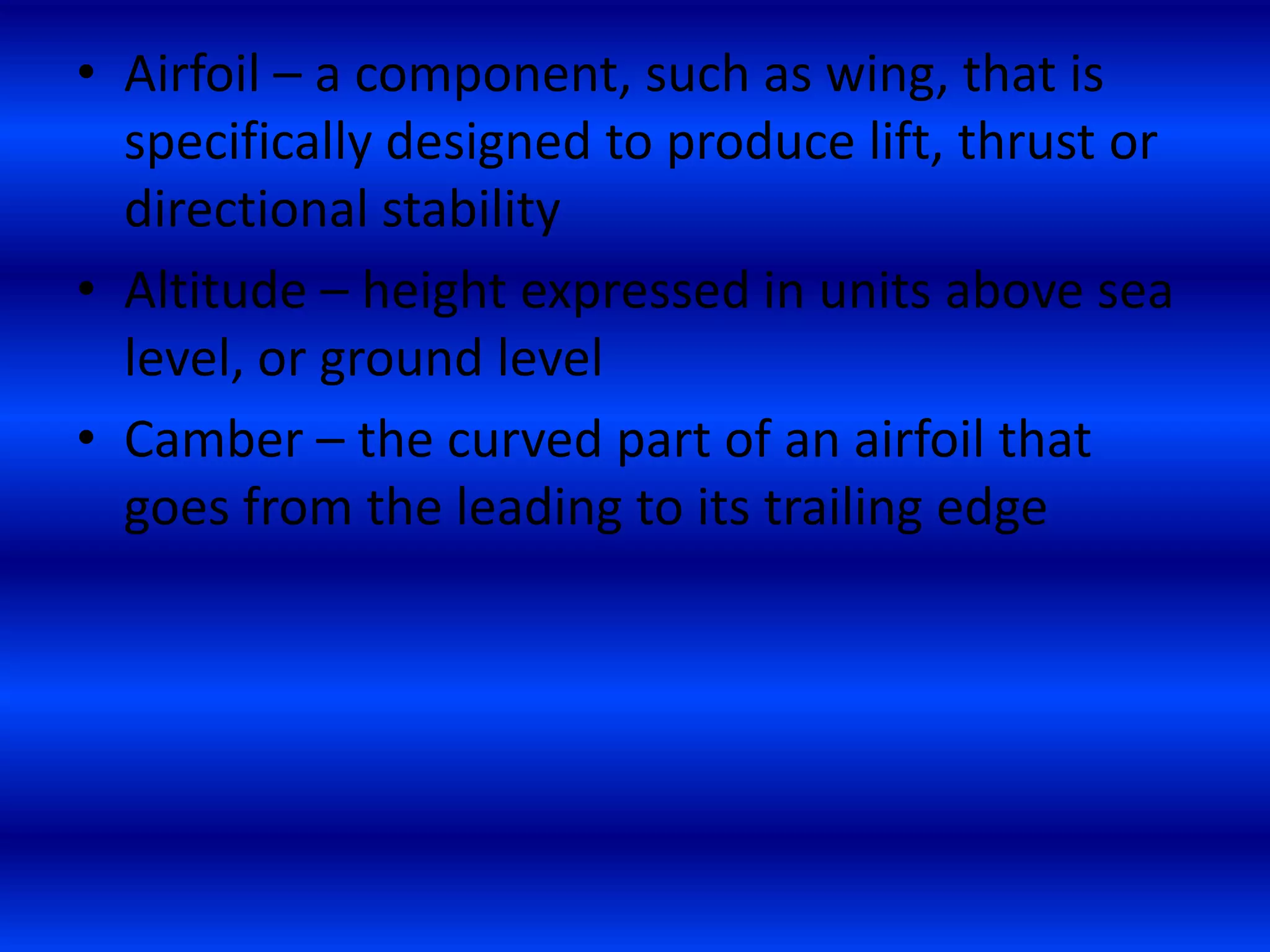 Module 1 Introduction To Flight