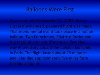 Module 1 Introduction To Flight