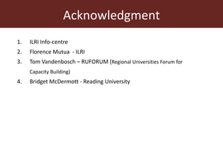 Literature review in the research process 