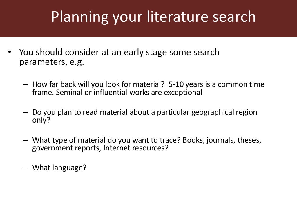 Literature review module image