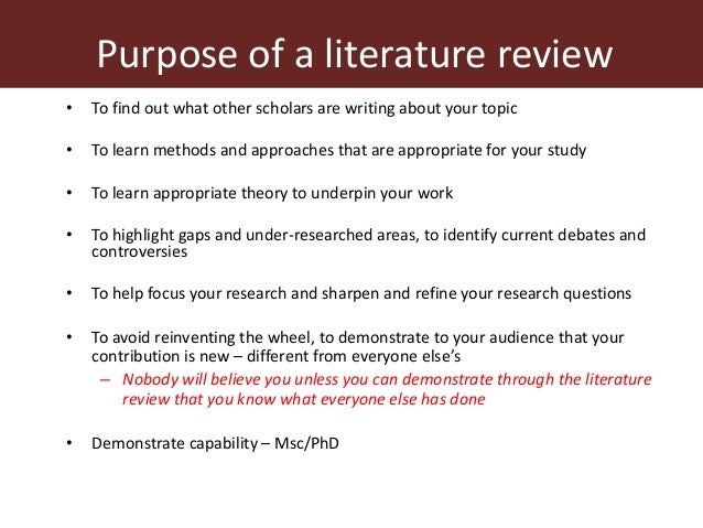Buy scientific literature review