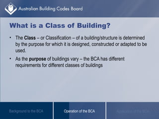 Bca Classification Module 1 - Introduction to the BCA | PPT