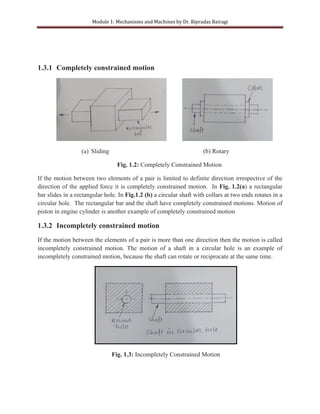 Module 1 mechanisms and machines | PDF