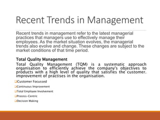 introduction to management in principles of management | PPTX