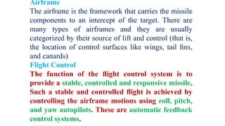 Canard Control Rockets Rockets and missiles notes engineering ppt | PPTX