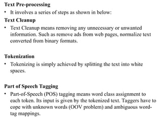 Text data mining including applications and process | PPT