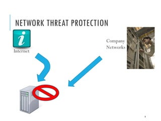 NETWORK THREAT PROTECTION
Internet

Company
Networks

8

 