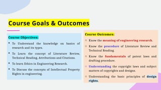 module 1 research methodology and IPR for 5th sem students | PPTX
