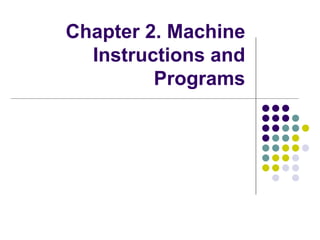 MODULE 1 PPT.pdf machine instructions and programming | PDF