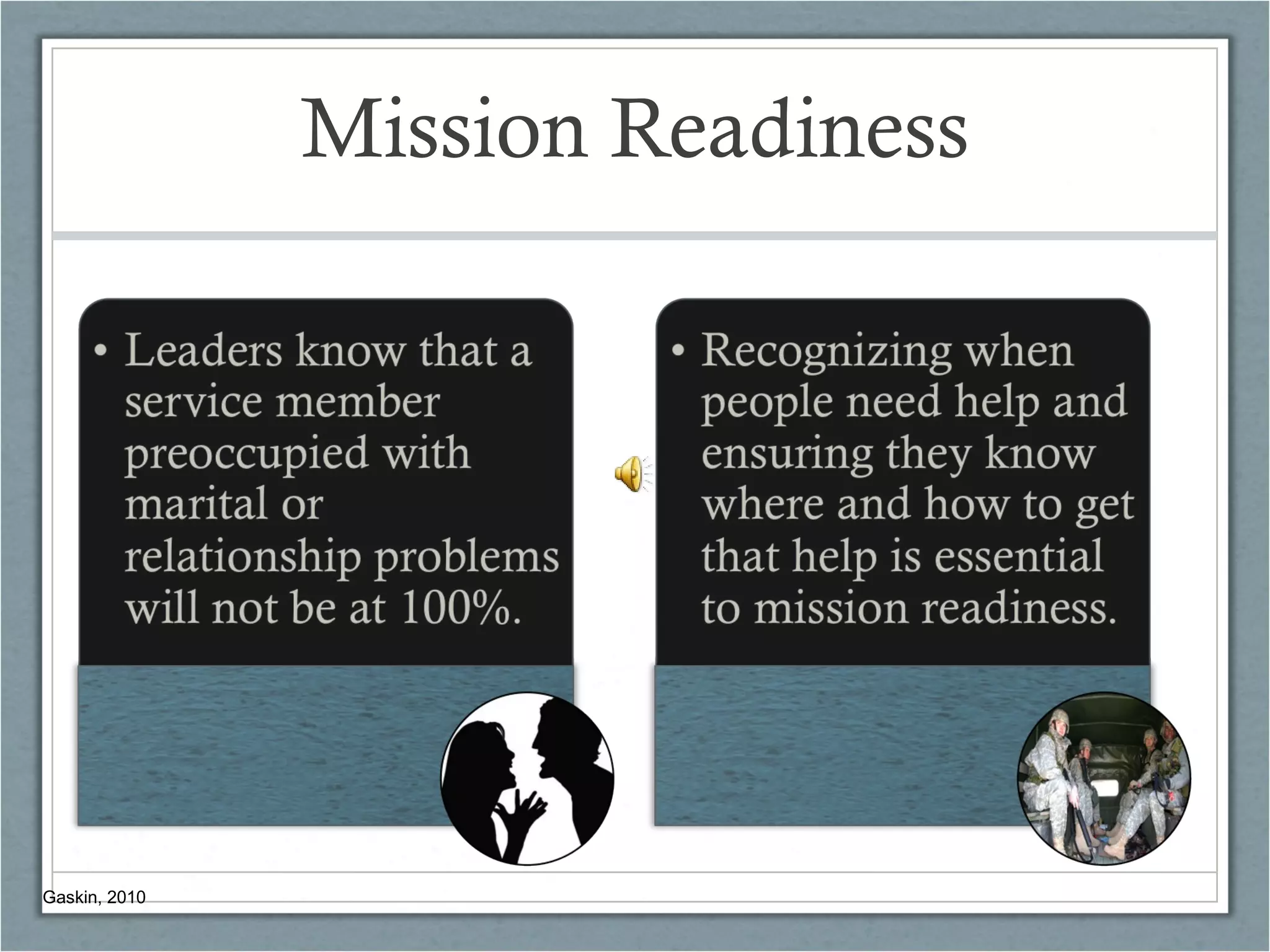 Mission Readiness Gaskin, 2010 