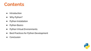 Python Mastery: A Comprehensive Guide to Setting Up Your Development ...