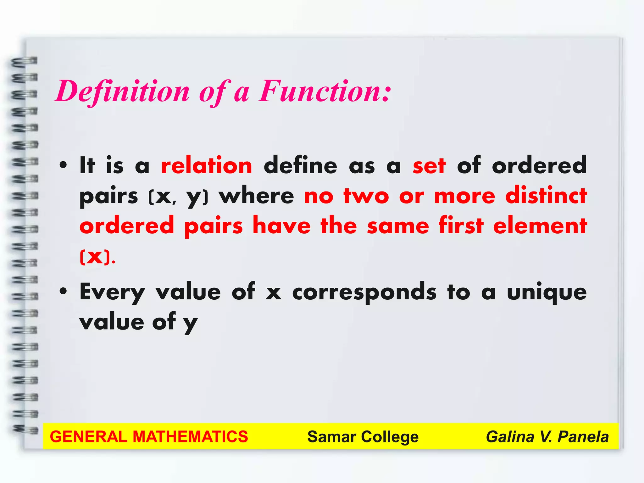 General Mathematics Module 1 Review On Functions Pptx General Mathematics Module 1 Review On Functions Pptx