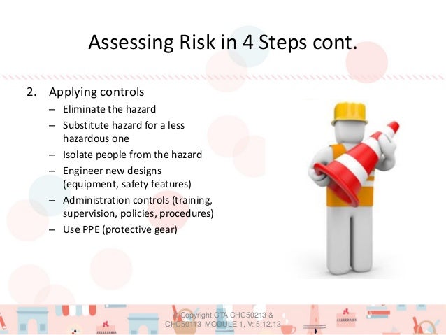 describe how people in the setting are made aware of risks and hazards Describe how people in the setting are made aware of risks and hazards and encouraged to work safely task 9 - hazards and risks briefly describe a situation in your care work when you have recently been involved in an activity with a child that involved either: moving and handling (such as a wheelchair) hazardous and non-hazardous equipment and materials (such as a craft session, cookery . describe how people in the setting are made aware of risks and hazards Describe how people in the setting are made aware of risks and hazards and encouraged to work safely task 9 - hazards and risks briefly describe a situation in your care work when you have recently been involved in an activity with a child that involved either: moving and handling (such as a wheelchair) hazardous and non-hazardous equipment and materials (such as a craft session, cookery .