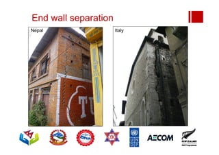 End wall separation
Italy
Nepal
 