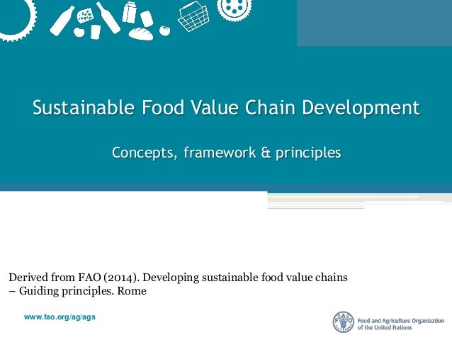 Developing Sustainable Food Value Chains Guiding Principles Developing Sustainable Food Value Chains Guiding Principles