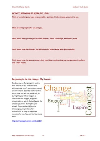 Module 1 Study Guide - School for Change Agents | PDF