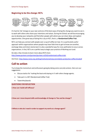 Module 1 Study Guide - School for Change Agents | PDF